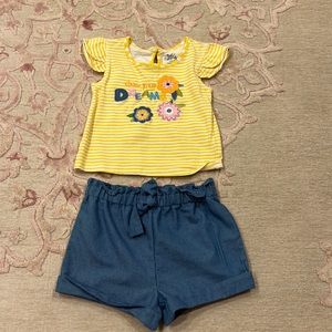 New without tags. Never warn. Two piece set. 2T